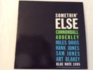 Cannonball Adderley “Something Else” Blue Note 1595 VG+ DRV Ear 63rd St Deep Gr