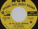 Northern Soul THE CHARADES The Key To My Happiness / Weeping Cup EX- RARE
