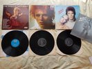 DAVID BOWIE X 3 (World of..., Space oddity, Pin ups (+ins) repressings) VG+to EX