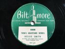 Blues BESSIE SMITH Send Me To The 'Lectric Chair / Graveyard BILTMORE 1008 78