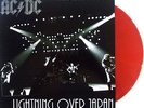 AC/DC LP VINYL - LIGHTNING OVER JAPAN - VINYL ROUGE - RED VINYL