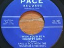 Paul & Roy -I Wish You'd Be A Country Girl- Hillbilly Bop 45 on Pace - Hear