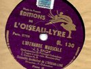 F. OUBRADOUS / BACH : Offrande Musicale / 5 x 78rpm OISEAU-LYRE 130/5 (FR)