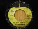 John Lennon rock 45 Mind Games mono bw stereo Apple beatles related promo
