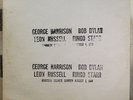 George Harrison & Bob Dylan Madison Square Garden august 1 1971