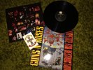 GUNS N ROSES APPETITE FOR DESTRUCTION 1987 + STICKER BANNED COVER VINYL LP ROCK