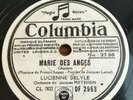 78 rpm- LUCIENNE DELYLE - Marie des anges - COLUMBIA DF 2963