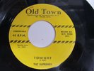 RARE Doo-Wop 45 by the Supremes on Old Town Tonight & My Babe