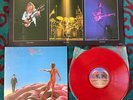 RUSH HEMISPHERES NM 1978 CANADA ANTHEM LP RED TRANSPARENT VINYL POSTER PEART LEE