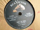 Vintage 78 RPM Record ELVIS PRESLEY Hound Dog Dont Be Cruel RCA VICTOR 20-6604