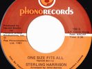 STERLING HARRISON One Size Fits All - vocoder boogie funk 45 on Phono, hear it