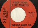 Original Rockabilly Chuck Tucker & The Roulettes Walking Down The Road Hard Find