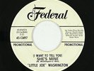 R&B/Deep Soul 45 - Little Joe Washington - She's Mine - Federal - mp3