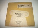 Nathan Milstein Mendelssohn Concerto In E Minor, Bruno Walters Columbia ML-4001