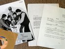 THE DARD Florida garage rock psych Hustlers promo pack card & 45 Norman Petty