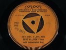GENE ALLISON   Hey Hey I Love You   EX   1958 UK LONDON HLU 8605 1sd DEMO   R&B