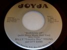Billy Country Boy Young 45, Burning Up rare disco funk boogie ORIGINAL  Georgia
