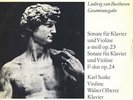 BEETHOVEN 2 Violin Sonatas Op.23 & 24 SUSKE OLBERTZ Eterna 826013 GD1 $4 Ship WW