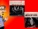 LOUIS ARMSTRONG AND HIS HOT FIVE & SEVEN Volumes 1 & 2 Columbia CL 851,852 LP's