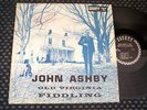 JOHN ASHBY - OLD VIRGINIA FIDDLING - SIGNED AUTOGRAPHED BLUEGRASS FOLK 1970 LP