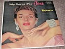 Rare sealed pop lp Roberto  My Love For Jane 1954 Coral mono Jane Russell