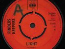 FINDERS KEEPERS - LIGHT (CBS) - Rare 60's UK Pop Soul 45 EX
