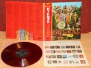 THE BEATLES Sgt. Pepper's LP JAPAN RED 1st PRESS 1967 OP-8163 OBI