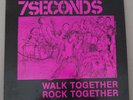 7 SECONDS LP 1985 Walk Together Rock Together w/insert RARE punk MINOR THREAT