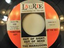 the Marauders 1966 45rpm Record Out of Sight Out of Mind Jugband Mus GARAGE HEAR
