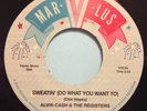 Northern Soul R&B Mod 45   ALVIN CASH & REGISTERS   Sweatin'   Mar-V-Lus   MINT