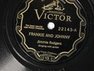 Jimmie Rodgers VICTOR 22143 V+ PRE WAR COUNTRY 78