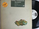 KING CRIMSON ISLANDS LP 1972 OG ATLANTIC GATEFOLD PROMO WHITE LABEL HYPE STICKER