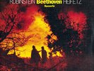 BEETHOVEN Violin Concerto Piano Concerto 5 HEIFETZ RUBINSTEIN RCA 2LP Gatefold