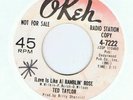 NORTHERN-TED TAYLOR-RAMBLIN ROSE/IM SO SATISFIED-US OKEH RADIO STATION COPY