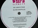 Elvis Costello My Aim Is True Stiff Records New Zealand Pressing Green and Pink