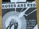 ROSES ARE RED 7” punk 1979 CLASH voice Joe Strummer POSTHUMOUS PETAL REC (Pet 1)