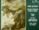 Chausson - Poeme  Oistrakh / Munch RCA Victrola VICS 1058 audiophile LP