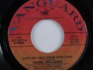 Modern Soul Boogie 45 CAROL WILLIAMS Can't Get Away VANGUARD VG++ HEAR