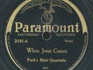 PARAMOUNT 3191 with Charley Patton sleeve / Peck's Male Quartette / E / 1929
