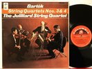 SAX 5261 S/C Juilliard String Quartet, Bartok 6 String Quartets, Vol. 2, #3 & #4