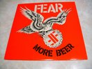 FEAR More Beer LP 1985 Restless Records Lee Ving L.A. hardcore punk