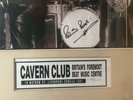 Beatles The Cavern Club Signed by Pete Best Photo with letter of authenticity