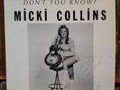 Micki Collins - Don't You Know LP Private Spokane WA Rural Rockabilly on Twinkle
