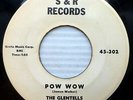 THE GLENTELLS garage surf S & R 45 POW WOW vg++ cond b/w UPRISIN vg+ cond. D1205