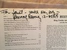 Signed ROSEMARY CLOONEY Album With Bing Crosby Actress White Christmas Autograph