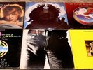 12 ROCK LPs BOB DYLAN (poster) ROLLING STONES (zipper) STEVE MILLER DAVID BOWIE