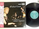 CAROLE SIMPSON ALL ABOUT CAROLE CAPITOL TOJJ-5902 Japan OBI VINYL LP
