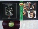 BEATLES LET IT BE TOSHIBA AP-80189 Japan OBI Red Vinyl VINYL LP