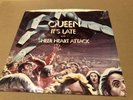 Queen Its Late Very Rare Usa Promo 7”single Import With Picture Sleeve