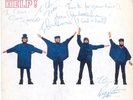 Beatles Rare Fantasy ARTWORK Signed HELP Mono 1st Press Album LP Vinyl Album